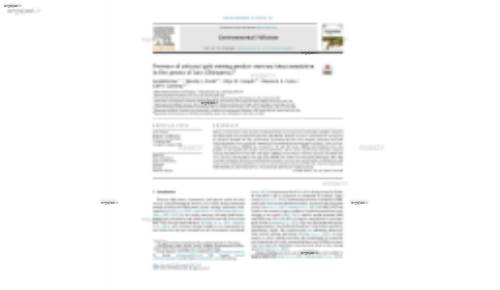 Presence of artisanal gold mining predicts mercury bioaccumulation in five genera of bats (Chiroptera)*